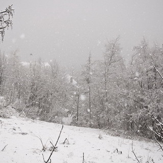 Maltempo: piove sulla costa ma nevica a San Romolo, Bignone e sul Faudo. Neve anche sulle direttrici verso il Piemonte