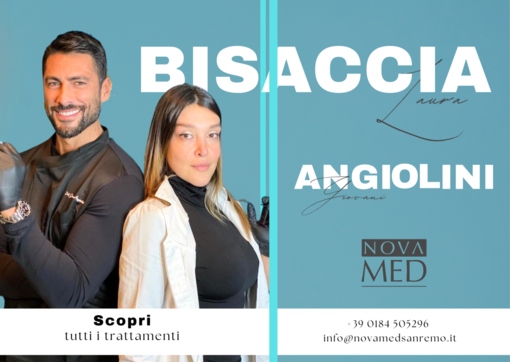 Sanremo, i medici Laura Bisaccia e Giovanni Angiolini scelgono Novamed (Video)