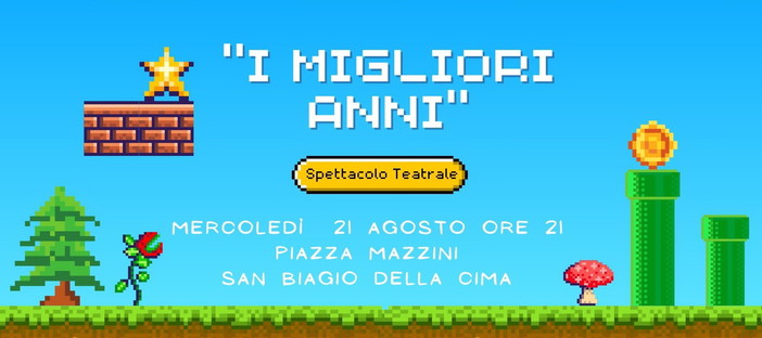 San Biagio della Cima: il 21 agosto lo spettacolo teatrale 'I migliori anni...' con il 'Teatro abusivo'