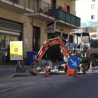 I lavori in via Martiri