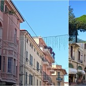 Bordighera verso il Natale, installate le luminarie lungo le vie (Foto)