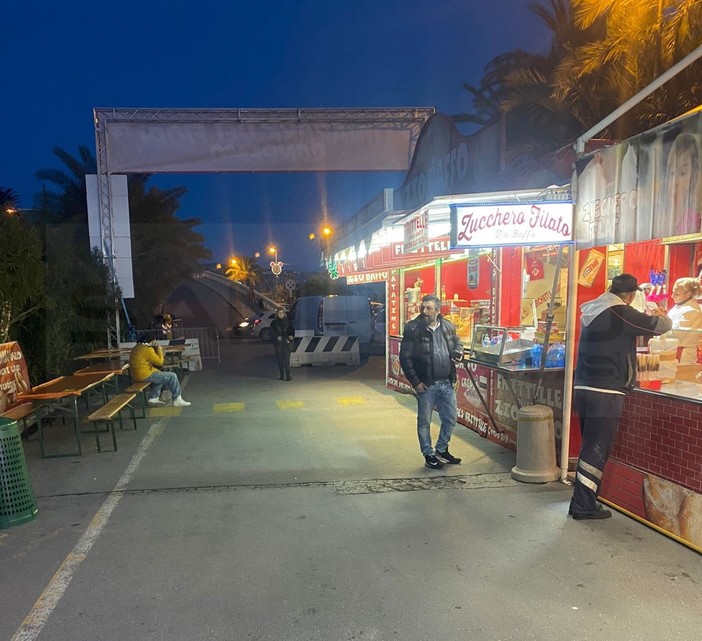 Sanremo: Luna Park sdoppiato ma i giostrai sul lungomare Vittorio Emanuele sono a 'secco' (Foto)