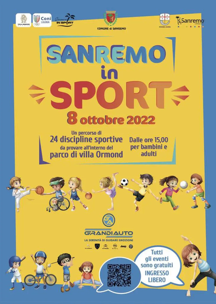 “Sanremo in Sport estate 2022”: una festa all’insegna dello sport e del divertimento all’aria aperta