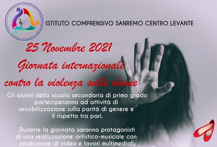 Giornata Internazionale contro la violenza sulle donne: IC Sanremo Centro Levante