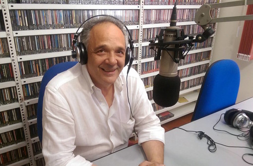 Leandro Faraldi ai microfoni di Radio Onda Ligure 101