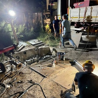 Riva Ligure: riparato il guasto alla pompa di distribuzione dell'acqua, sta tornando il servizio (Foto)