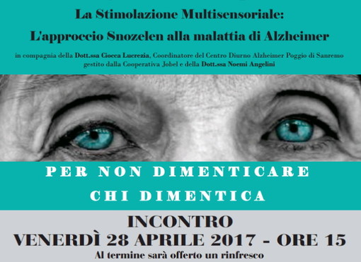 Sanremo: il 28 aprile presso la Confartigianato si terrà un convegno dedicato all’Alzheimer
