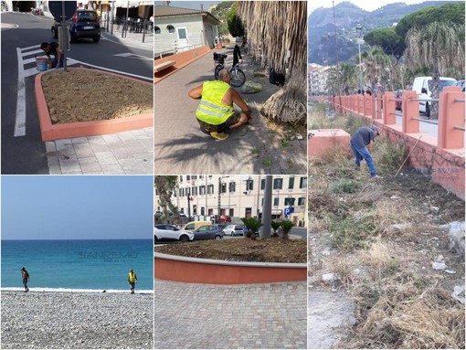 Le immagini dei lavori a Ventimiglia