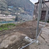Badalucco: crollo di detriti sulla Provinciale nel giugno scorso, in dirittura d'arrivo i lavori sovrastanti (Foto)