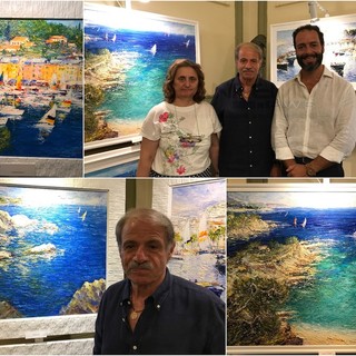 Le immagini dell'inaugurazione e le opere in mostra al Casinò