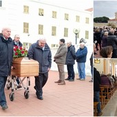 Vallecrosia, folla commossa dice addio a Maria Mamone in Basilii (Foto e video)