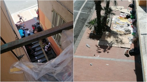 Ventimiglia, migranti accampati in strada. Scullino: &quot;Condizioni disumane, intervenire subito” (Foto)