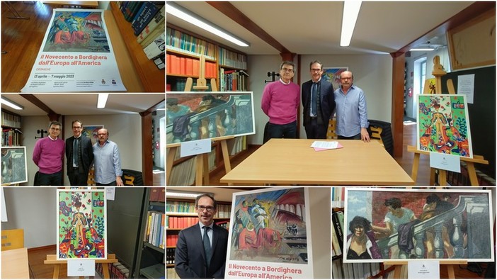 &quot;Il Novecento a Bordighera dall’Europa all’America. Cronache&quot; in mostra all’ex chiesa Anglicana (Foto e video)