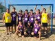 La squadra Seniori di Beach Handball della Pallamano Ventimiglia al Festival della Pallamano di Misano