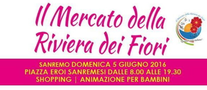 Sanremo: domenica prossima in piazza Eroi appuntamento con le bancarelle del mercato della riviera dei fiori