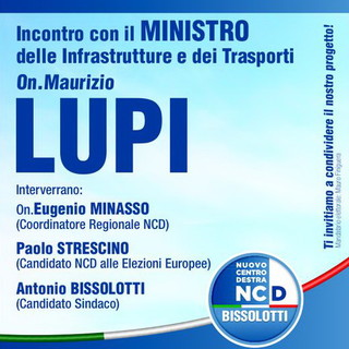 Sanremo: venerdì prossimo dopo Ventimiglia il Ministro Lupi sarà al Tabarin di Sanremo