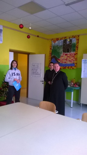 Ventimiglia: monsignor Antonio Suetta in visita al centro di riabilitazione ISAH