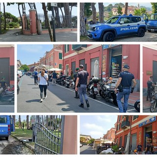 Ventimiglia, controlli straordinari delle forze dell'ordine: pattuglione nel centro città (Foto e video)