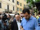 Elezioni regionali, il vicepremier Matteo Salvini a Imperia