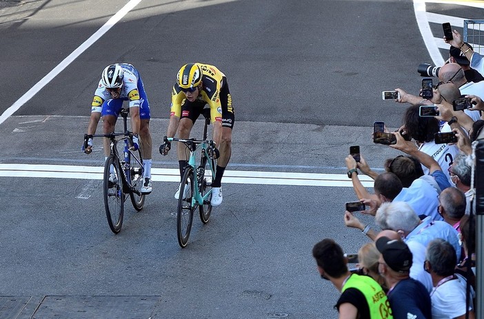 L'arrivo della Milano-Sanremo nell'agosto scorso