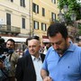 Elezioni regionali, il vicepremier Matteo Salvini a Imperia