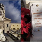 Festa dell’Immacolata, Vallecrosia inaugura il monumento dedicato a Maria Ausiliatrice (Foto)