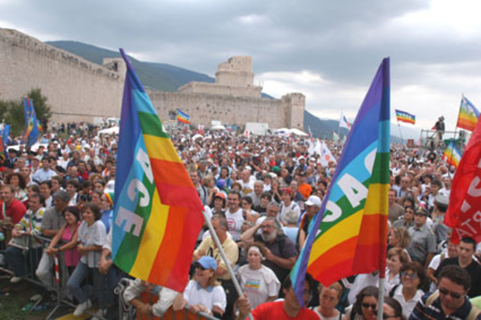 La sezione imperiese dell'Unione Italiana Ciechi alla 'Marcia della Pace' di Assisi