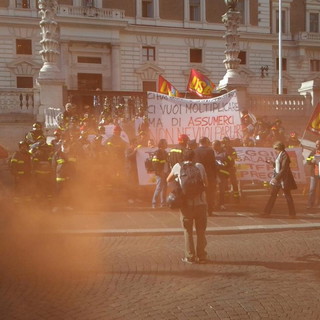 Anche i Vigili del Fuoco della nostra provincia a Roma per chiedere dignità nel proprio lavoro