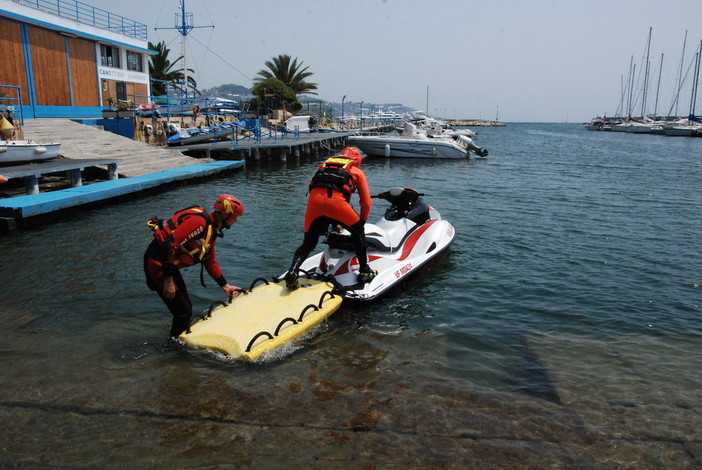 Nel mese di agosto torna il presidio di soccorso acquatico con utilizzo di moto d’acqua sul litorale del Comune di Sanremo