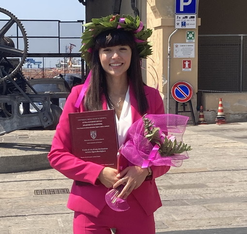 Taggia: Laurea da 110 e Lode in Scienze del Turismo per la giovane tabiese Marta Lombardi (Foto)