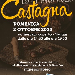 Taggia: domenica prossima torna la Festa della Castagna giunta alla 19esima edizione