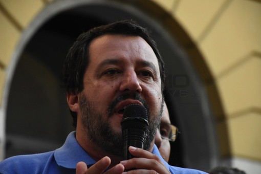 Matteo Salvini a Imperia