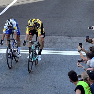 L'arrivo della Milano-Sanremo nell'agosto scorso