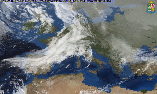 Previsioni del tempo del 17 ottobre 2016 in collaborazione con Arpal Liguria