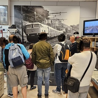 Gli ospiti della Comunità Alloggio Utenza Psichiatrica in visita al Museo Nazionale Trasporti di Taggia