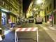 Sanremo: chiusa stanotte per alcune ore via Martiri per l'installazione di un nuovo traliccio per la telefonia (Foto)