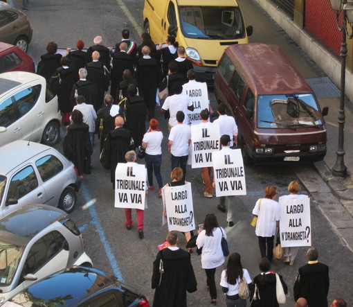 Sanremo: anche la Confartigianato ha partecipato alla manifestazione contro l'accorpamento dei tribunali