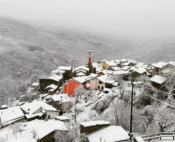 Montegrosso dopo l'ultima nevicata del gennaio scorso