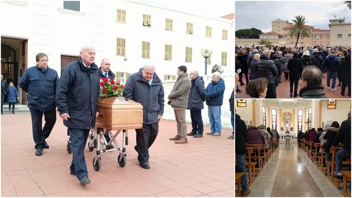 Vallecrosia, folla commossa dice addio a Maria Mamone in Basilii (Foto e video)