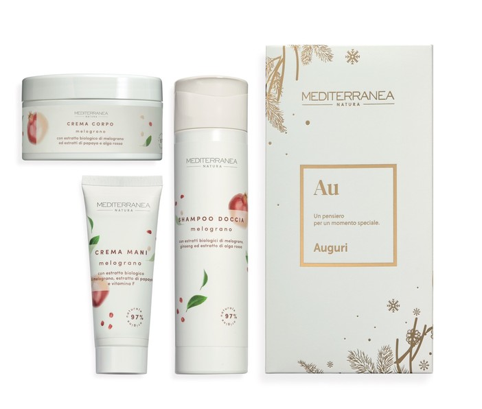 Mediterranea Cosmetics per Natale vi consiglia la nuova Collezione Natura: per nutrire, vitaminizzare e mantenere morbida la vostra pelle