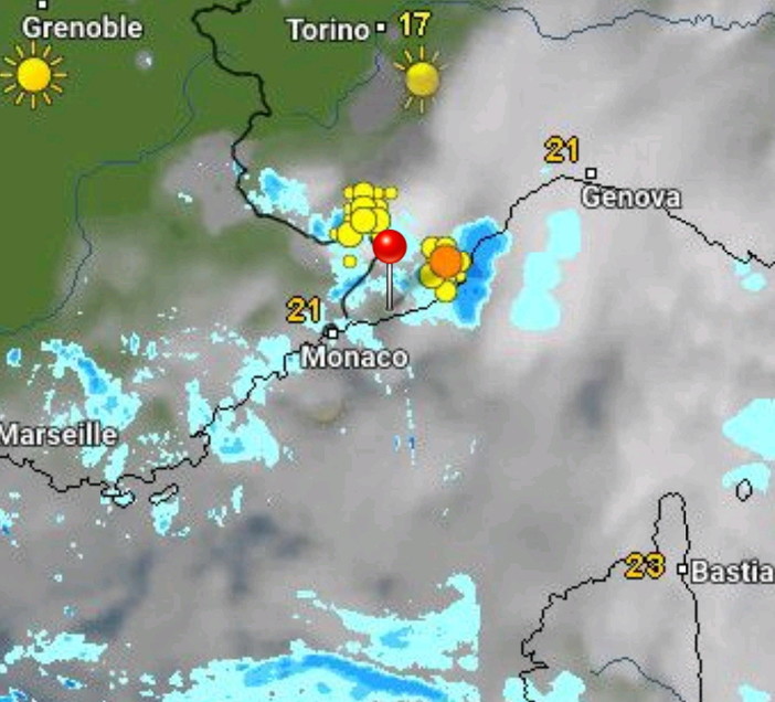 Temporali in atto da questa mattina sulla nostra provincia: scarse precipitazioni, maltempo per tutto il giorno