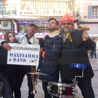 Sanremo: la 'MaxFiamma &amp; Band' ospite della trasmissione 'La volta buona' in diretta su Rai Uno