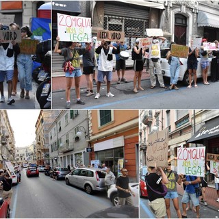 Le immagini da Ventimiglia