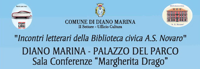 'Il maggio dei libri': quattro importanti appuntamenti culturali a Diano Marina