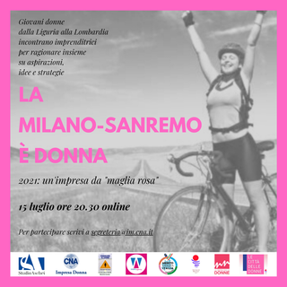 Con #AndareOltre di CNA Imperia, il 15 luglio la Milano-Sanremo è donna