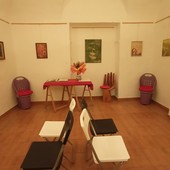 'Rifrazioni di luce' del pittore Franco Biga in mostra a Bordighera, Loreti (Ucd/Anpi): &quot;Rimarrà aperta oltre la data di chiusura&quot; (Foto e video)