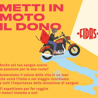 Domenica prossima 'Metti in moto il dono': da Ceva a Imperia per sensibilizzare la donazione di sangue con Fidas