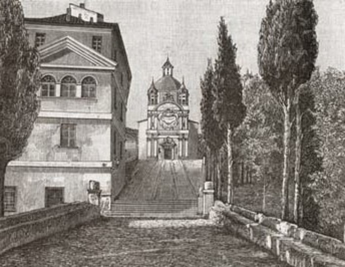 Madonna della Costa nel 1898 (archivio Moreschi)