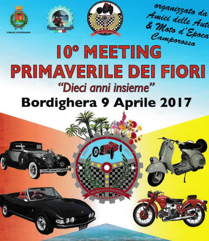 Camporosso: domenica prossima appuntamento con il Meeting organizzato dagli ‘Amici delle Auto e Moto d'Epoca’