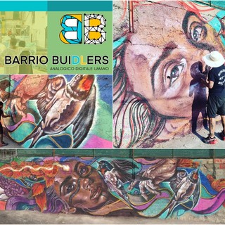 Sanremo: ‘Barrio buidlers’ e ‘Bussanarte’ regalano un nuovo murales alle porte di Bussana Vecchia (Foto)